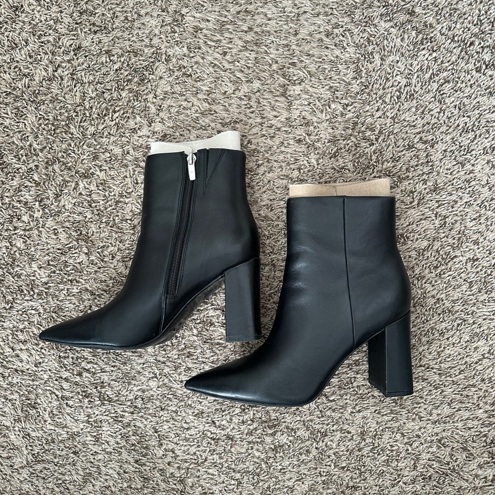 Marc Fisher Leather Ankle Booties